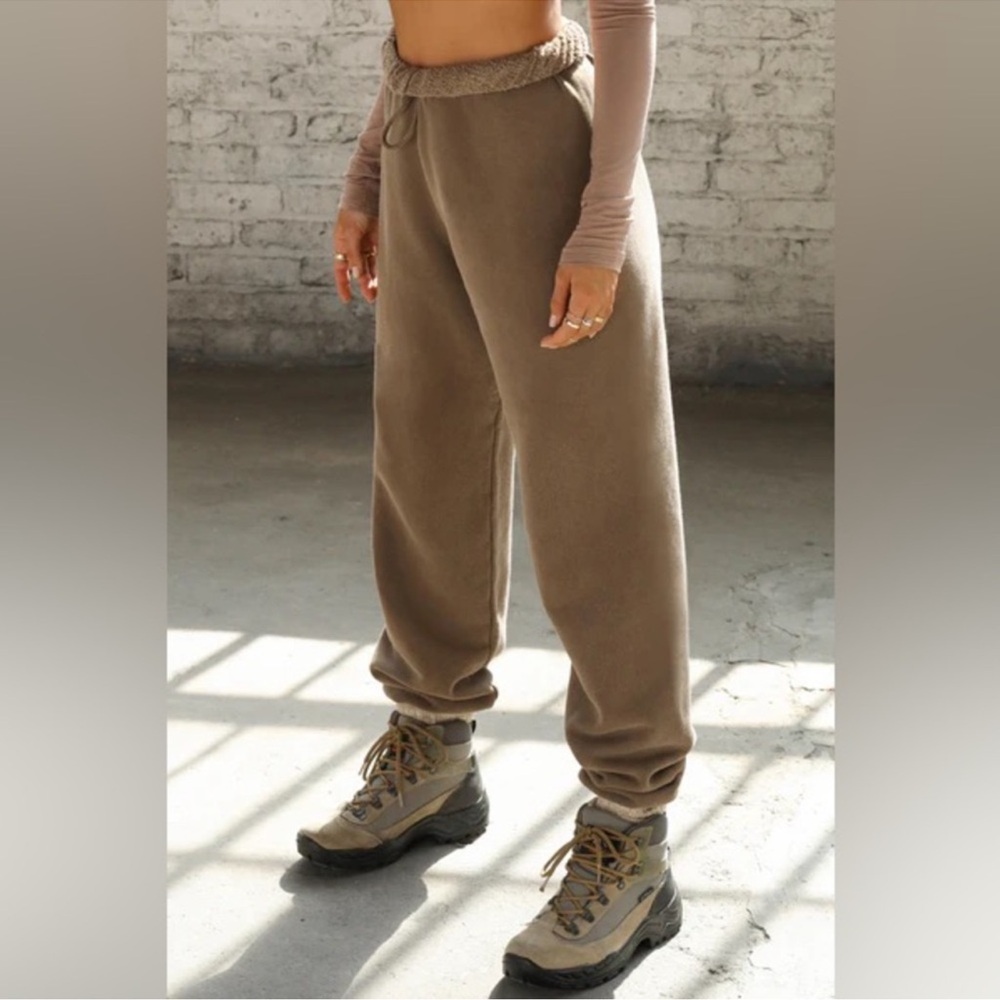 Joah Brown Cocoa Oversized Jogger Pants